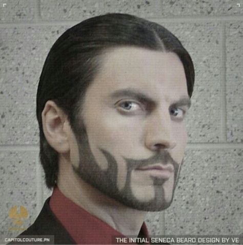 hunger games Crazy Beard, Capitol Couture, Beard Designs, Beard Art, Special Fx Makeup, Hunger Games Catching Fire, Awesome Beards, Male Makeup, Grow Beard