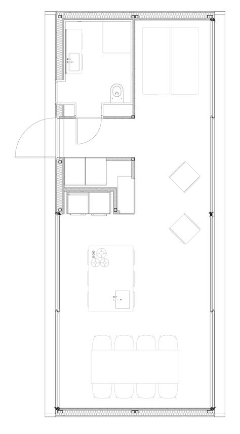 VIPP Shelter - Building Views Vipp Shelter, Shelter Building, Arched Cabin, Off Grid Tiny House, Pod House, Small Space Interior Design, Dionne Warwick, A Frame House Plans, Micro House