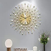 Check this out! Living Room Decor Big, Large Wall Clocks, Clock Display, Wall Watch, Crystal Wall, Large Wall Clock, Metal Wall Clock, Clock Face, Window Design