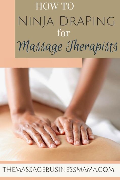 How To Drape Your Massage Clients Massage Therapist Tips, Massage Therapist Bio, Massage Essentials, Massage Therapy Career, Therapist Marketing, Massage Therapy School, Massage Ideas, Relaxation Therapy, Healing Massage