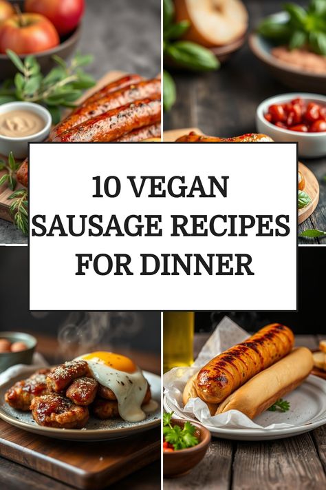 Spice up your meals with these 10 creative vegan sausage dishes Recipes Using Vegan Sausage, Jimmy Dean Sausage Recipes, Vegan Sausage Recipe, Ube Recipes, Sausage Recipes For Dinner, Quick Vegan Meals, Sage Sausage, Sausage Dishes, Spicy Seasoning