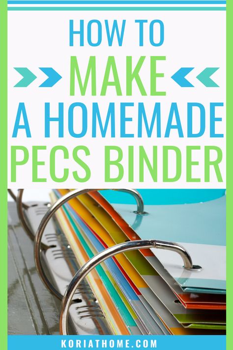 Pecs Book Diy, Diy Pecs Binder, Visual Schedule Binder, Diy Pecs Board, Aac Communication Boards, Pecs Organization, Diy Communication Board, Special Needs Binder, Pecs Binder