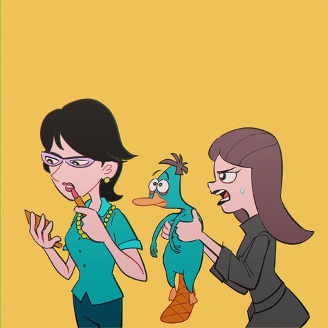 Charlene,Heinz x Vanessa Doofenshmirtz, Phineas and Ferb Phineas And Isabella Fanart, Isabella Fanart, Ferb And Vanessa, Vanessa Doofenshmirtz, Phineas And Isabella, Phineas Y Ferb, Disney Tv, Phineas And Ferb, Platypus