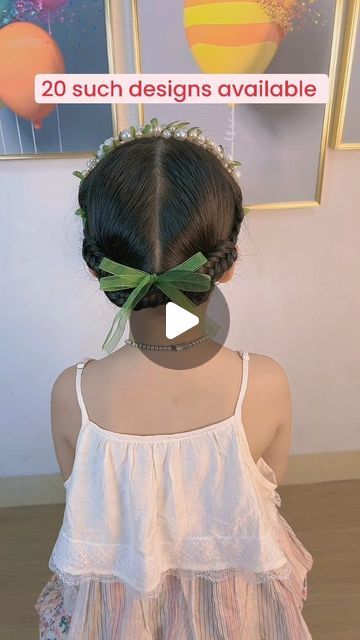 Unicorn Salon 🦄 on Instagram: "Link in bio of @unicorn_salon__   Discover the beauty and charm of flower headbands in this delightful video! 🌸✨ Watch as we showcase a variety of stunning headbands adorned with colorful flowers, perfect for adding a touch of elegance to any outfit. Whether for a special occasion, a photoshoot, or everyday wear, these headbands will make you feel like you're blooming with style. Join us to see how these beautiful accessories can transform your look and bring a bit of nature's beauty to your day!  #hairstyles #headband #hairtutorial #hairaccessories" Kids Headband Hairstyles, Girls Hairstyles With Headband, Toddler Headband Hairstyles, Flower Girl Hairstyles With Headband, Flower Girl Hairstyles Toddler, Flower Headband Hairstyles, Flower Girl Hairstyle, Toddler Hairstyles Girl Fine Hair, Hairstyles Headband