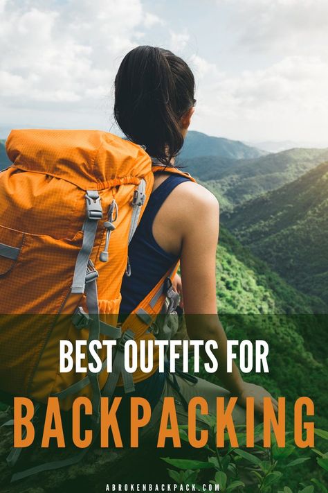 Your COMPLETE guide to the best outfits for backpacking. It's time to prepare your backpacking wardrobe with a few new outfits ideas that are perfect for your upcoming summer travel adventures. Read our guide and learn how to create a cute backpacking outfit. Click the link to get started! Backpacking Outfits Summer, Backpacking Wardrobe, Backpacking Outfits, Travel Backpack Essentials, Backpacking Checklist, Backpacking Essentials, Summer Backpacking, Universal Travel Adapter, Backpack Outfit