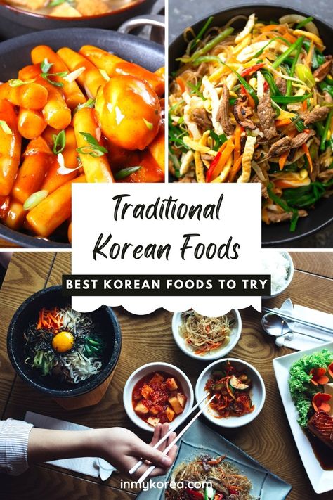 These 30 Traditional Korean Dishes Will Make You So Hungry! 4 Trip To Korea, Best Korean Food, Famous Dishes, South Korean Food, So Hungry, Foods To Try, Korean Recipes, Korean Street Food, Korean Dishes