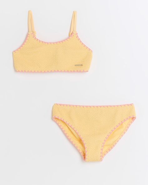 Pastel Bathing Suit Aesthetic, Girls Bathing Suit Two Piece, Cute Full Coverage Bathing Suits, Cute Bikinis For Teens Summer, Swimsuits 2024, Cruise Fits, Preppy Swimsuit, Cute Easter Outfits