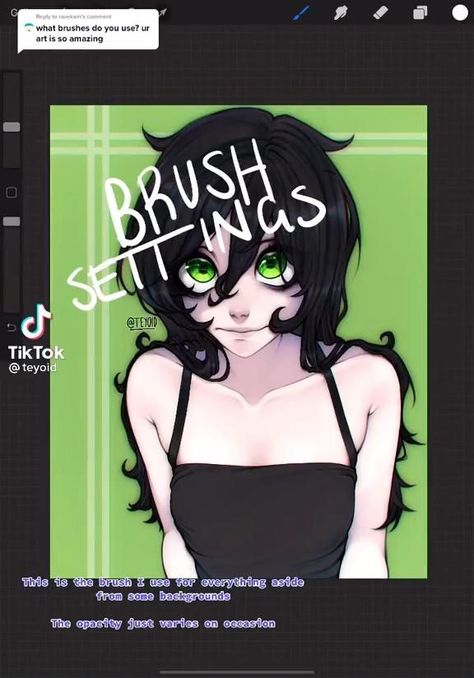 brush settings How To Lineart Procreate, Procreate Lineart Brush Tutorial, How To Do Lineart In Procreate, Best Procreate Brushes For Coloring, Best Lineart Brushes Procreate, Procreate Brushes Settings, Procreate Sketching Brushes, Best Procreate Brushes For Lineart, Procreate Lineart Tips