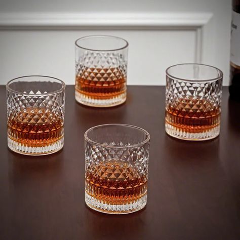 Truman Crystal Whiskey Glasses, Set of 4 - On Sale - Bed Bath & Beyond - 35864736 Classy Drinks, Restaurant Mood Board, Alcohol Glasses, Trailer Park Trash, Be Hydrated, Crystal Whiskey Glasses, Bourbon Glasses, Chivas Regal, Liquor Glass