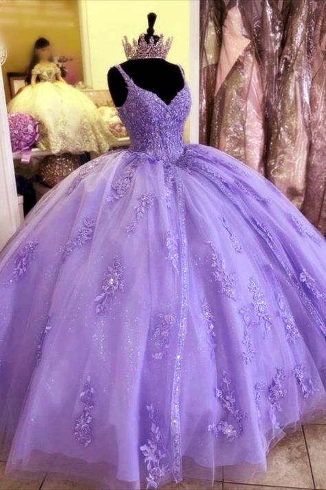 Sweet 16 Dresses Purple, Lavender Quince Dress, Lavender Sweet 16, Purple Quince Dress, 15 Birthday Dresses, Sweet 16 Party Dress, Lavender Quinceanera Dresses, Purple Sweet 16, Purple Ball Gown