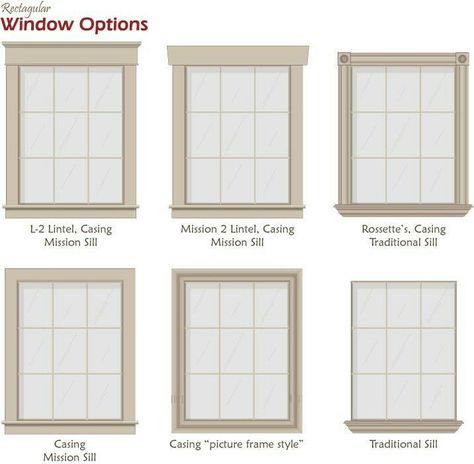 Windows Exterior Window Casing, Window Trim Styles, Craftsman Window, Craftsman Window Trim, Window Molding Trim, Diy Window Trim, Interior Window Trim, Exterior Window, Traditional Windows