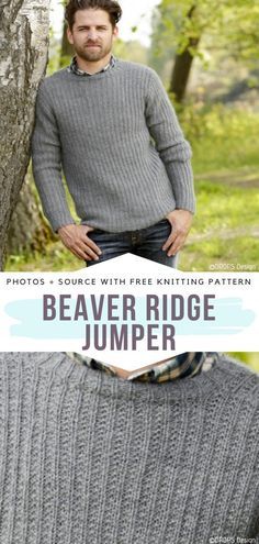 Knitting Patterns For Men, Mens Knit Sweater Pattern, Free Patterns Crochet, Mens Knit Sweater, Crochet Wearables, Knitting Patterns Free Sweater, Mens Knit, Fall Forest, Jumper Knitting Pattern