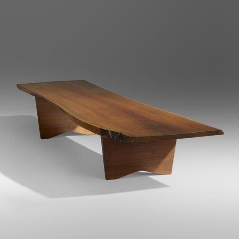 Japanese Coffee Table, Nakashima Furniture, Wood Slab Dining Table, Sideboard Sliding Doors, Japanese Coffee, Craftsman Furniture, George Nakashima, Japanese Woodworking, C Design