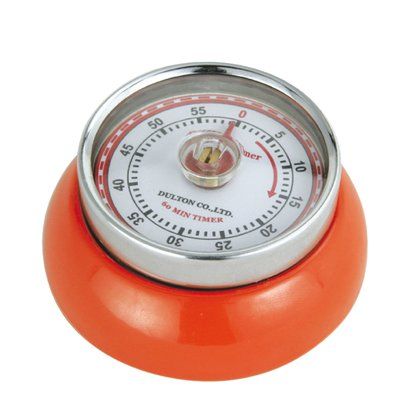 Frieling Retro Kitchen Timer Color: Orange Kitchen Timer, Orange Kitchen, Kitchen Timers, Kitchen Utensils Gadgets, Retro Kitchen, Cooking Tools, Kitchen Tools And Gadgets, Cooking Timer, Retro Design