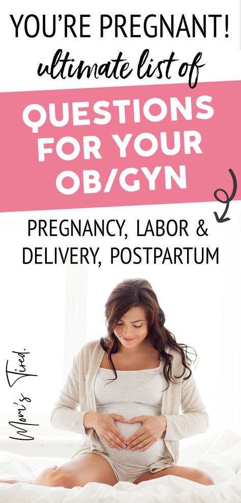 Questions to Ask Your OBGYN Questions To Ask Obgyn First Appointment, Questions To Ask At First Prenatal Visit, Labor Advice, Prepping For Pregnancy, Pregnancy List, First Prenatal Visit, Pregnancy Lifestyle, Pregnancy Prep, First Prenatal Appointment