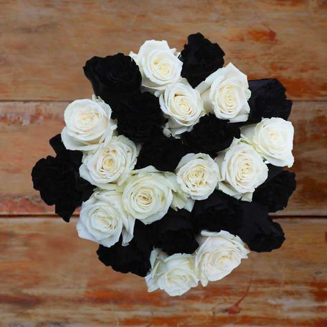 Check out this great offer I got!  #shopping Dnd Wedding, Black Rose Bouquet, Roleplay Ideas, Phantom Pain, White Flower Bouquet, Black And White Roses, Random Products, White Rose Bouquet, Bouquet Delivery