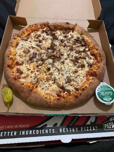 Copycat Papa Johns Pizza Sauce, Papa Johns Pizza Dough, Papa Johns Pizza Sauce, Papa Johns Pizza Aesthetic, Pizza And Chicken Wings Aesthetic, Papa Johns Pizza, Papa John’s, Papa Johns, Good Pizza