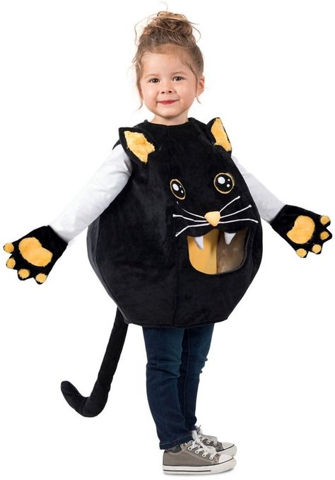 Size 18-24MFeed Me Kitty Toddler Halloween Costume Kitty Costume, Halloween Costume Black, Black Cat Costumes, Halloween Infantil, Animal Halloween Costumes, Feeding Toddlers, Adornos Halloween, Animal Costumes, Cat Costume