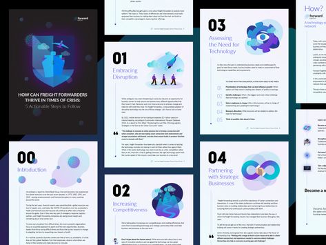 Forward Together eBook by Katarzyna Zapart on Dribbble Business Ebook Design, Ebook Designs Layout Business, Q&a Layout Design, White Paper Layout, Whitepaper Examples, Word Document Design Creative, Whitepapers Design, Document Design Layout, Word Document Design