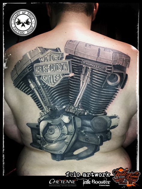 Harley Engine Tattoo, Motorcycle Engine Tattoo, Welder Tattoo, Shovelhead Engine, Hd Tattoos, Engine Tattoo, Biker Tattoo, Gear Tattoo, Harley Tattoos