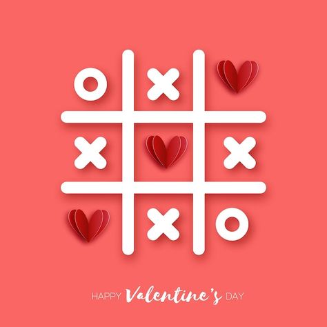 Valentines Tic Tac Toe, Valentine 2024, Tic Tac Toe Valentine, Vday Nails, 2024 Art, Birthday Wishes For Friend, Tic Tac Toe Game, Red Ornaments, Saint Valentine