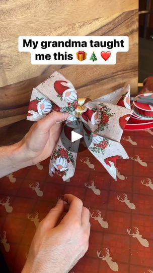 136K views · 371 reactions | How to make a gift bow | How to make a gift bow

Wes & Alison share a helpful DIY craft tip for tying a beautiful ribbon into a bow.

This original video was produced by Network... | By The Wes and Alison Show | Facebook How To Make Gift Bows, Simple Bows Diy How To Make, How To Make A Christmas Bow, How To Make A Bow Out Of Ribbon, How To Make A Bow With Ribbon Easy Diy, How To Make A Bow, Ribbon Bows Diy, How To Make A Gift Bow, Paper Bows Diy