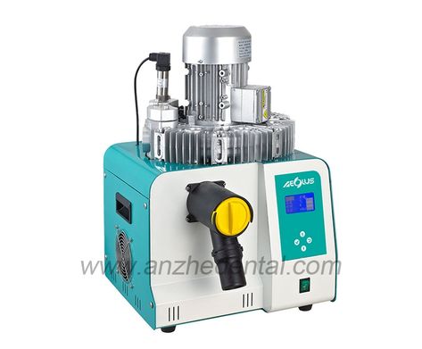 Specifications:  Voltage: 220V/50Hz  Power: 1300W  Max Vacuum: -33kPa  Max Pressure: 38kPa  Flow: 1500L/min  Noise: 62dB  Revolution: 2800r/min  N.W: 42KG  G.W: 52KG  Product Size(cm): 51*41*63  Package Size(cm): 52*48*70 Suction Machine, Dental Lab, Lab Equipment, Dental Supplies, Vacuum Pump, Oil Free, Convenience Store Products, Buy Online, The Unit