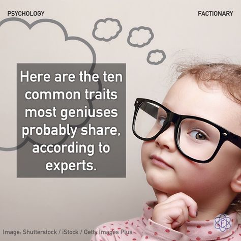 Here are the ten common traits most geniuses probably share, according to experts. #psychology #genius #nerds #smartness #intelligence #IQ #facts #Factionary General Relativity, High Iq, Making Excuses, Question Everything, Psychology Facts, Make Sense, Einstein, To Read, Psychology