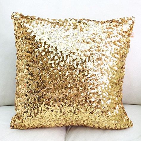 Sequin Throw Pillows, Wholesale Decor, Sequin Cushion, All That Glitters Is Gold, Sequin Pillow, Gold Cushions, Gold Pillows, Glam Decor, Cute Pillows