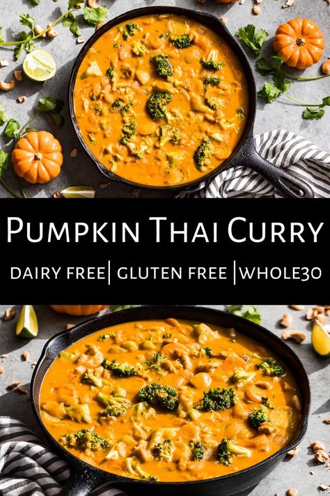 Fall Dinner Recipes Healthy Instant Pot, Pumpkin Indian Recipes, Veggie Comfort Food, Paleo Indian Food, Fall Gluten Free Recipes, Easy Dairy Free Meals, Gluten Dairy Free Dinner, Dairy Free Gluten Free Recipes, Paleo Fall Recipes