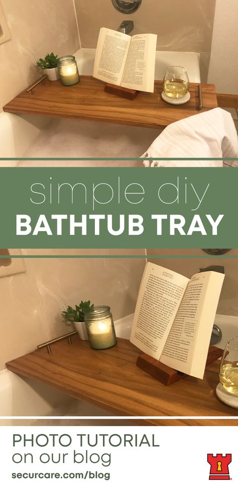 Bath Caddy Diy, Wood Bath Tray, Diy Bathtub, Tub Tray, Bathtub Caddy, Bath Table, Bathtub Tray, Wood Bath, Bath Tray