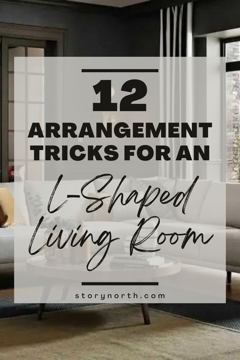 Make every piece count with these functional and stylish ideas for furnishing your space. #HomeImprovement #ArrangeLikeAPro #LivingRoomGoals #LShapedLiving #InteriorsByDesign L Shaped Sofa Layout With Tv, Small L Shaped Living Room Layout, L Shape Sofa Living Room Ideas, L Shaped Living Room Decor, Living Room Designs L Shape, Living Room L Couch Layout, L Shaped Living Room Designs, L Shape Living Room Designs, L Shape Sofa Arrangement Ideas