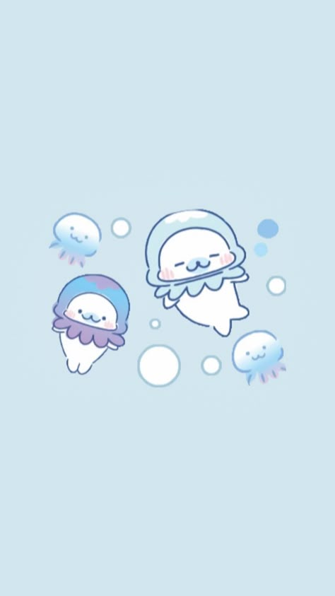 Unique Crystals, Cute Seals, Kawaii Stationery, Cute Wallpaper, Jellyfish, Seals, Cute Stuff, Not Mine, Sprinkles