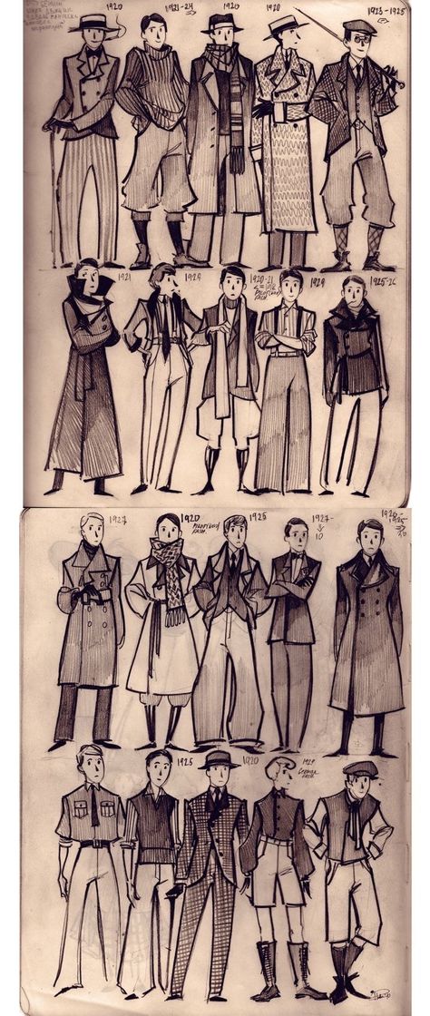 1920s Mens Fashion, Boots 2020, Man Sketch, Mode Tips, Shoes Drawing, 캐릭터 드로잉, Old Fashion, Drawing Clothes, 1920s Fashion