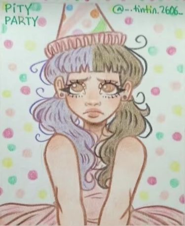 Melanie Martinez Pity Party Art, Melanie Martinez Cartoon Drawing, Drawings Of Melanie Martinez, Melanie Martinez Sketch Portals, Drawing Ideas Melanie Martinez, How To Draw Melanie Martinez, Melanie Martinez Art Drawing, Drawing Melanie Martinez, Melanie Martinez Sketch