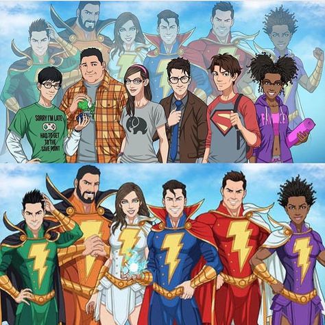 Shazam Family, Dc Comics Facts, Nightwing And Batgirl, Phil Cho, Captain Marvel Shazam, Dc Comics Series, Super Friends, Superhero Team, Dc Comics Superheroes