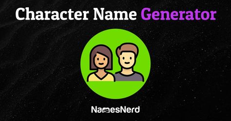 This character name generator creates real human names ideal for fiction writing, fantasy humans, or even real people. Villain Name Generator, Name Inspiration Character, Name Generator Character, Guy Names For Characters, Sci Fi Names, Random Name Generator, Character Name Ideas, Character Name Generator, Fantasy Name Generator