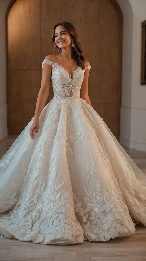 Discover dreamy wedding dress ideas that are romantic elegant vintage and fit for fairy tale princesses From romantic and classy designs to fairy tale fantasy gowns these dresses feature simple and aesthetic details stunning sleeves and glamorous veils Explore the perfect romantic dress for your special day Dreamy Wedding Dress With Sleeves, Wedding Gown Simple Elegant Classy, Dreamy Wedding Dress Romantic Elegant, Vintage Romantic Wedding Dress, Fairy Princess Wedding Dress, Fairytale Wedding Dress Princesses, Disney Fairytale Wedding Dress, Wedding Gown Simple Elegant, Dreamy Wedding Dress