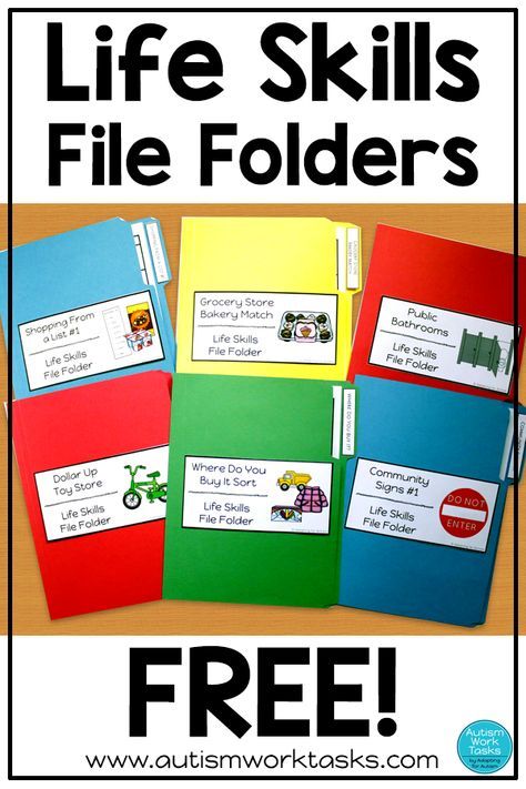 Teacch Material, Independent Work Stations, Folder Activities, Functional Life Skills, Life Skills Lessons, Excel Formulas, Life Skills Classroom, Teaching Life Skills, File Folder Activities