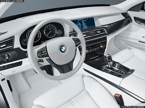 Bmw White, White Bmw, Bmw Interior, Bavarian Motor Works, Inside Car, Luxury Car Interior, Car Goals, Bmw 7 Series, Cars Organization