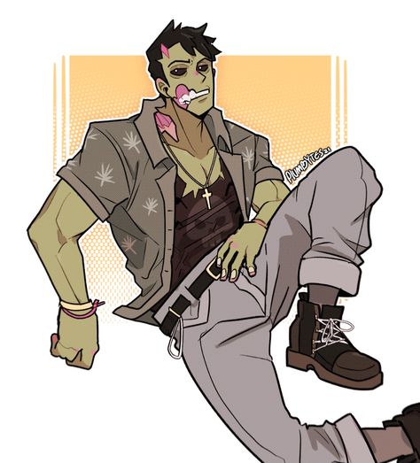 Brian Monster Prom, Brian Yu, Just Existing, Monster Boy, Trans Art, Monster Prom, Zombie Art, Characters Inspiration Drawing, Fandom Games