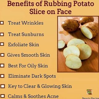 Beauty tips (@beauty.tips.collection) • Instagram photos and videos Potatoes Benefits, Potato For Skin, Green Tea Skin, Morning Tips, Potato Face, Tea Tree Oil Face, Benefits Of Potatoes, Homemade Face Pack, Potato Juice