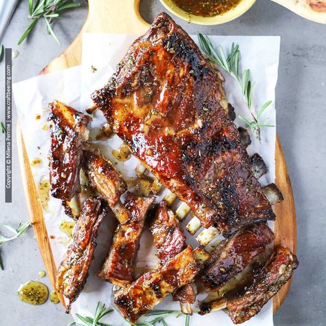 Lamb Ribs (Oven or Grilled) Oven Roasted Lamb Ribs, Grilled Lamb Ribs, Lamb Ribs Recipe Grill, Bbq Lamb Ribs, Lamb Ribs Recipe Ovens, Lamb Spare Ribs Recipe, Lamp Recipes, Lamb Riblets Recipe, Cabbage Sides