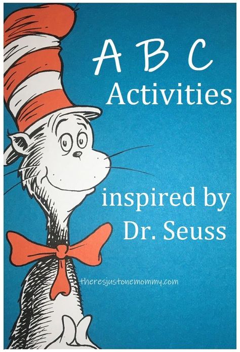 ABC activities with Dr Seuss books #preschool #ABCactivities #DrSeuss Dr Suess Abc Book Activities, Dr Seuss Abc Book Crafts, Abc Dr Seuss Activities, Dr Seuss Abc Book Activities, Dr Seuss Abc Book, Preschool Alphabet Book, Dr Seuss Preschool Activities, Literacy Preschool, Dr Seuss Abc