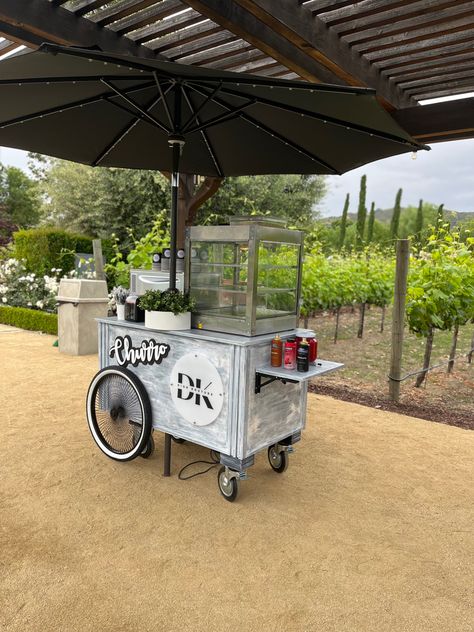 Churros Cart, Churro Cart, Churro Bar, Cycle Food, Wedding Cart, Collapsible Display, Coffee Bike, Food Carts, Claw Machine