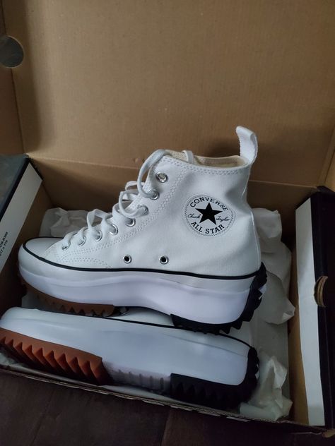 Converse Chunky Shoes, Chunk Taylor Converse, Converse Platform Shoes White, Chunk Taylor Converse White, Cheap White Lace-up Chunky Sneakers, Aesthetic Tennis, Black Prom Dress Short, Stunning Prom Dresses, Black Prom Dress