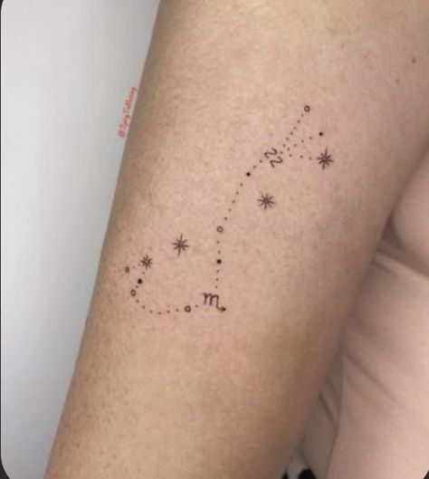 Scorpio Wrist Tattoo, Dainty Underboob Tattoo, Scorpio Tattoo Minimalist, Scorpio Tatoos, Scorpio Tattoo Zodiac, Scorpio Tattoos, Scorpio Constellation Tattoos, Scorpio Zodiac Tattoos, Horoscope Tattoos