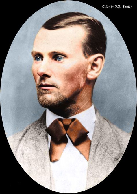 Jesse James Outlaw, Colorized Photos, Vintage Cowboy Boots, Country Lifestyle, Jesse James, Desert Sunset, Western Movies, Famous Faces, Old West