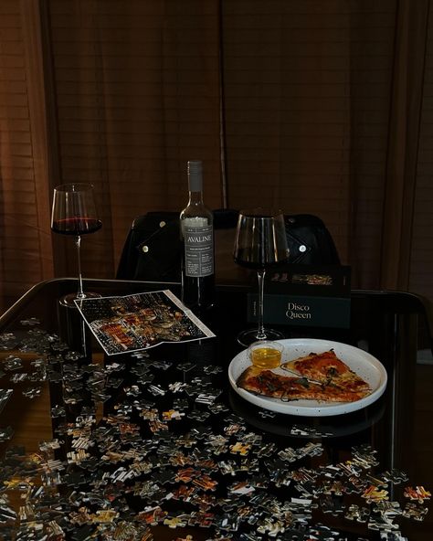 payton sartain | girls night aesthetic, wine night aesthetic, puzzle night, girls night in Book Night Aesthetic, Wine Night Aesthetic, Aesthetic Puzzle, Puzzle Aesthetic, Girls Night Aesthetic, Payton Sartain, Smart Aesthetic, Aesthetic Wine, Puzzle Night