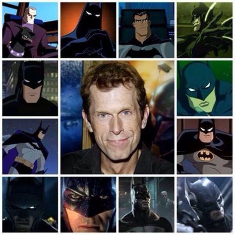 Kevin Conroy and the many faces of The Batman he has voiced. Kevin Conroy, The Bat Man, John Lennon And Yoko, Superhero Batman, Batman The Animated Series, Dc Comics Superheroes, Batman Universe, Book Icons, Bruce Banner